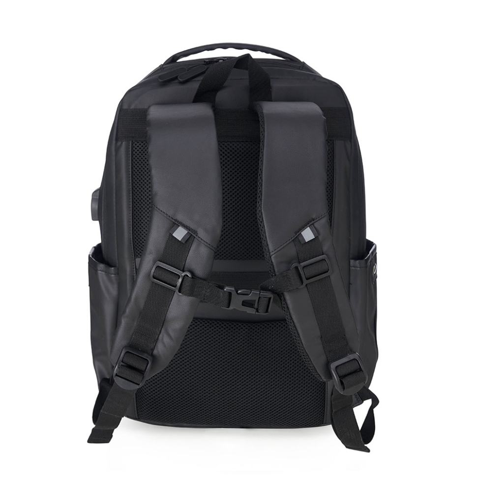 Mochila Couro Sintético com USB 20 Litros - #5