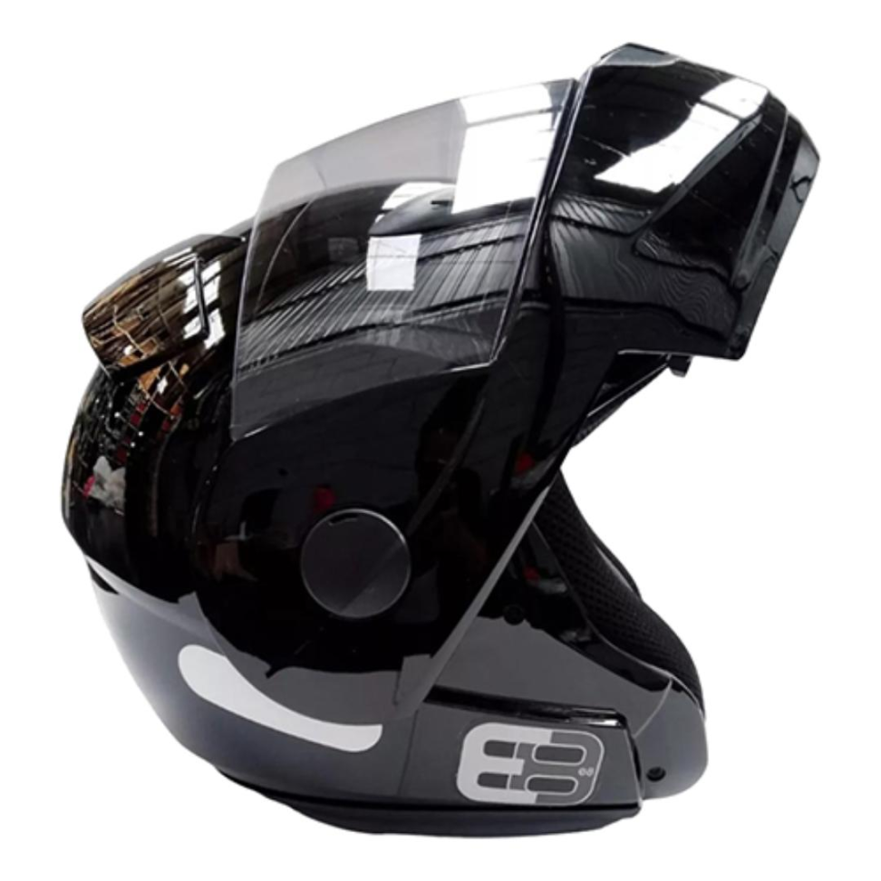 CAPACETE EBF NEW E8 SOLID PRETO Nº 58