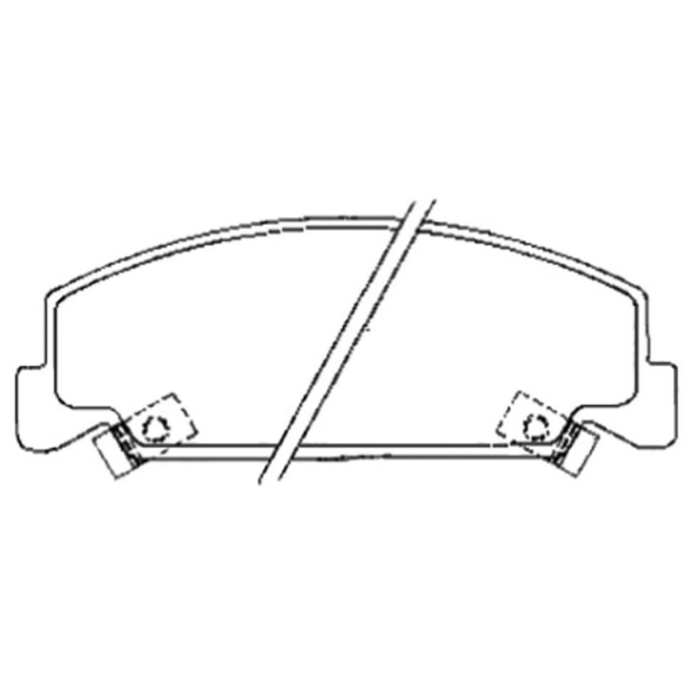 PASTILHA FREIO DIANTEIRO CIVIC 1.4 16V
