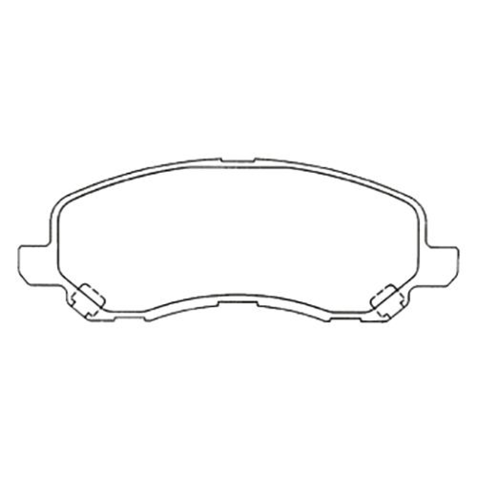 PASTILHA FREIO DIANTEIRO COMPASS 11/16 ASX 2.0 16V 10/ AIRTREK 06/
