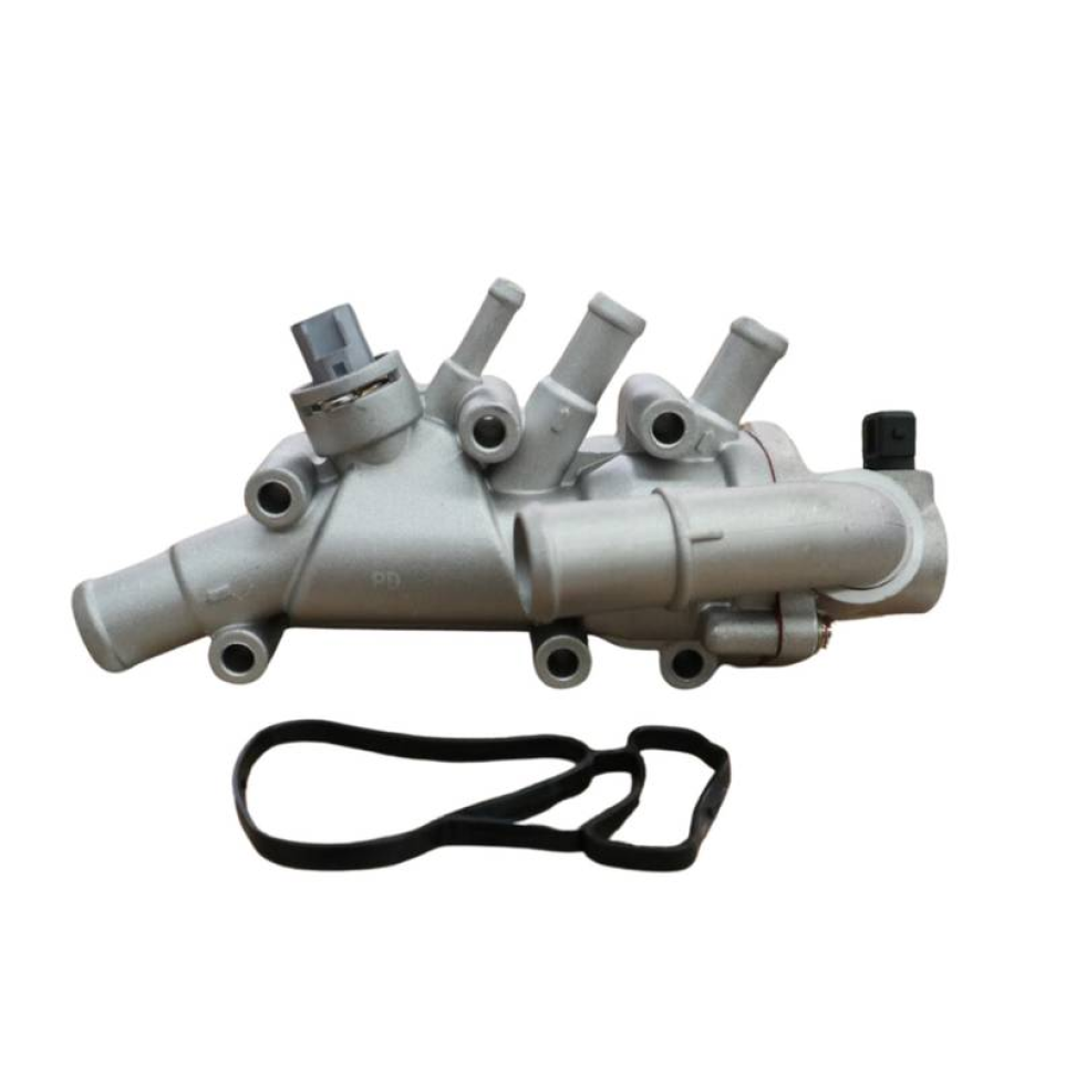 CARCACA DA VALVULA TERMOSTATICA ALUMINIO FIESTA COURIER KA 5S6G8A586BA