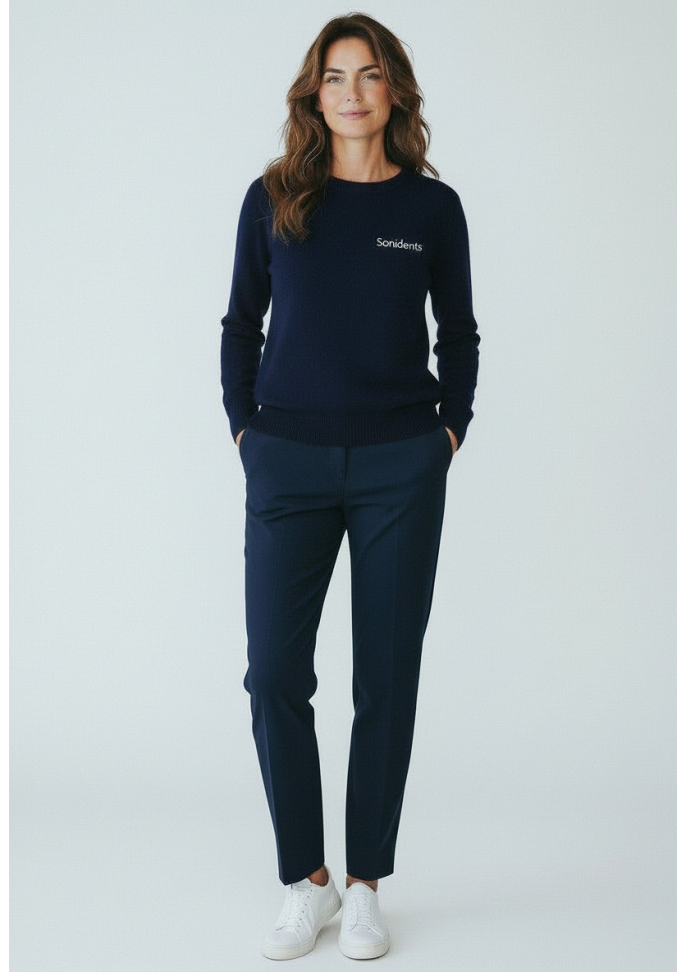Blusa de Lã feminina Sorri