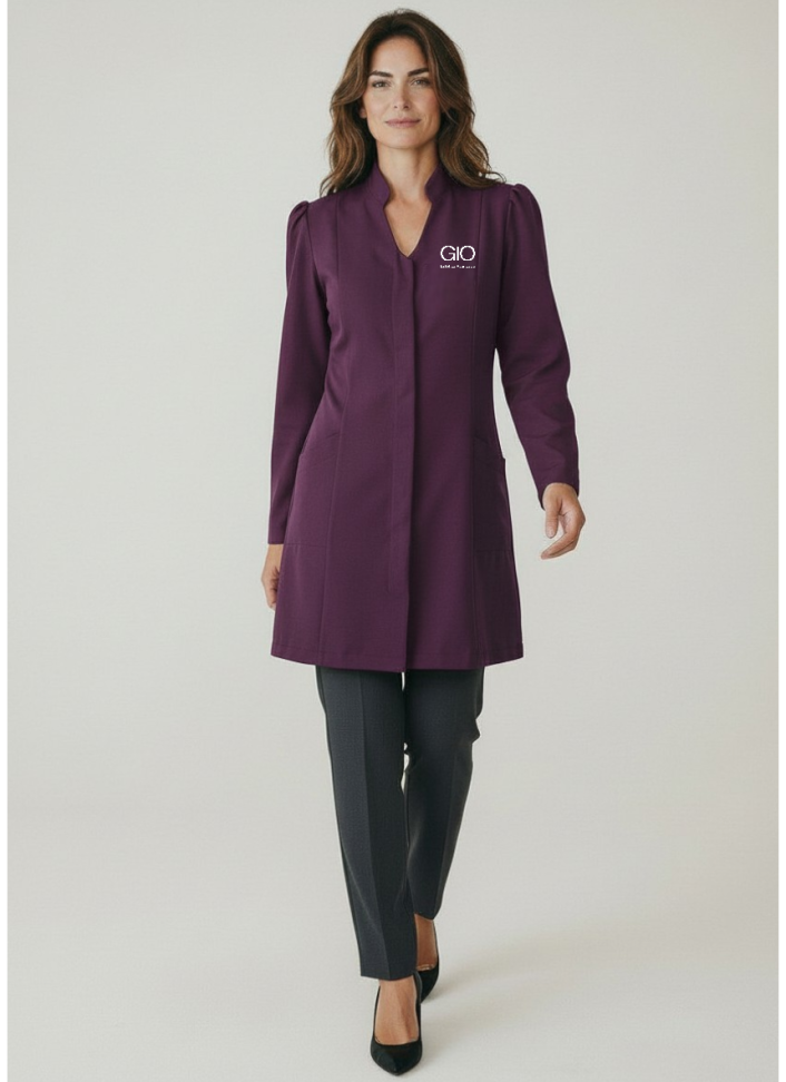 Jaleco Roxo Feminino GIO