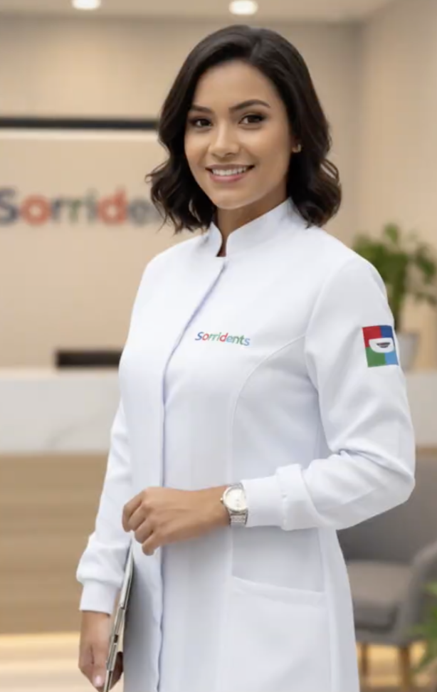 Jaleco Branco feminino Sorri - #4