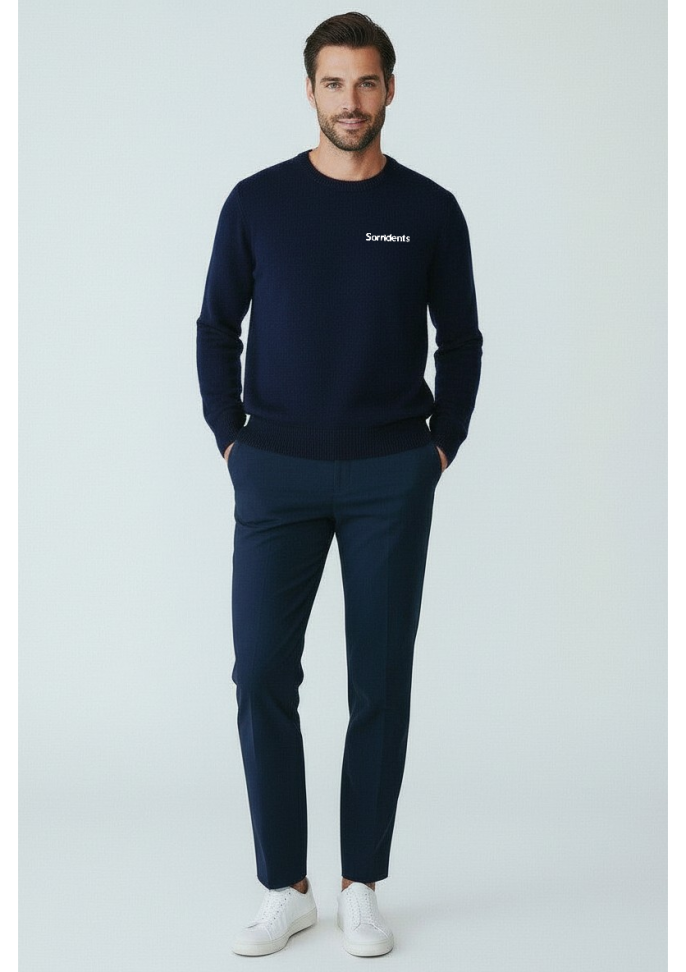 Blusa de Lã masculina Sorri