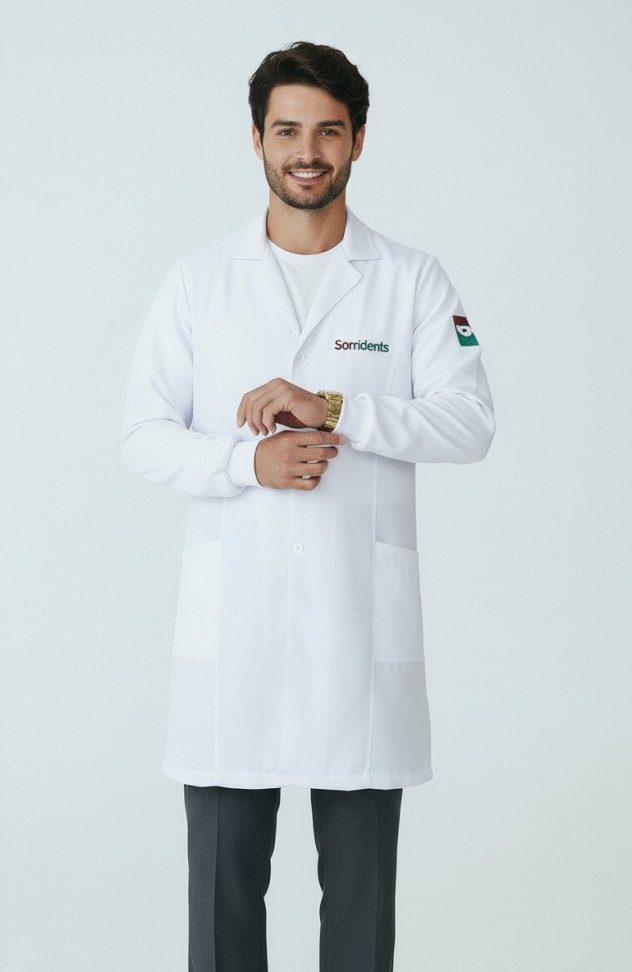 Jaleco Branco masculino Sorri