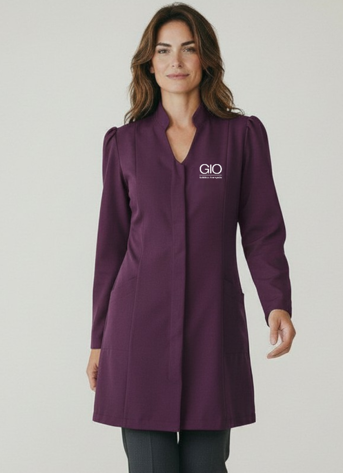 Jaleco Roxo Feminino GIO