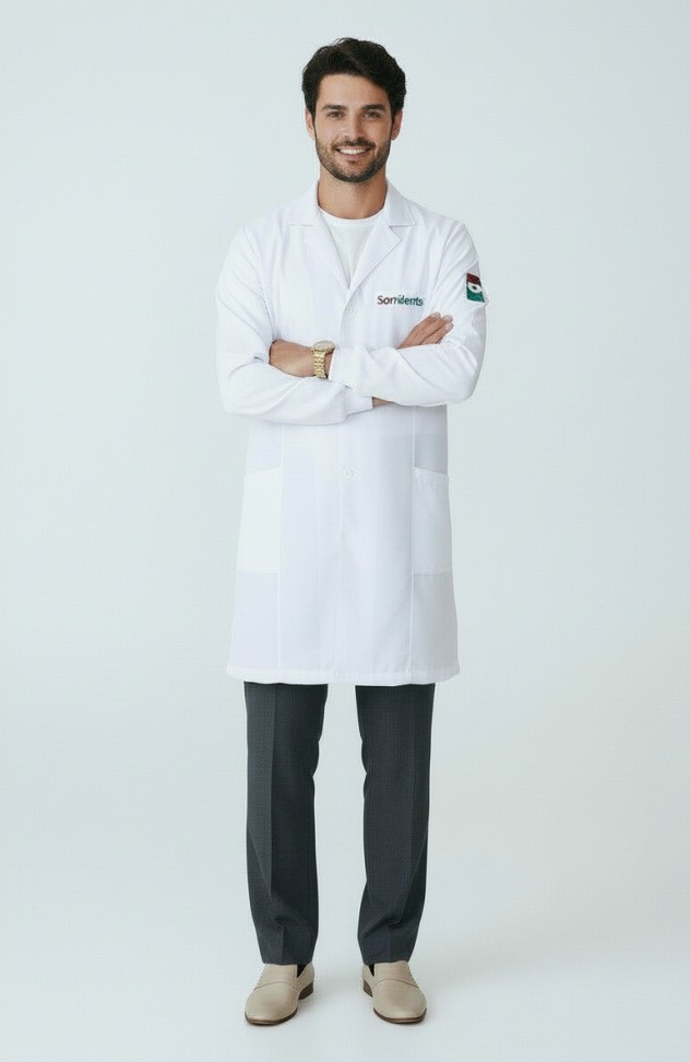 Jaleco Branco masculino Sorri