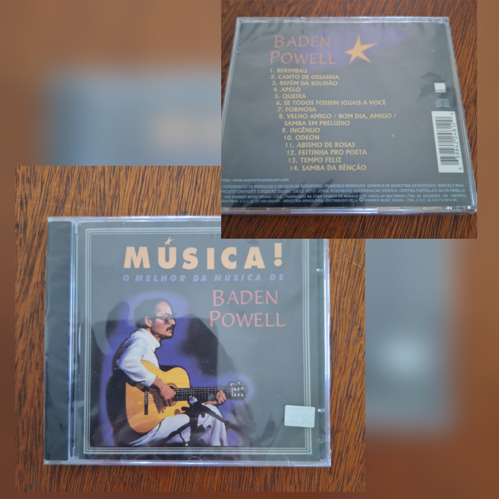 CD O melhor de Baden Powell (novo, lacrado)