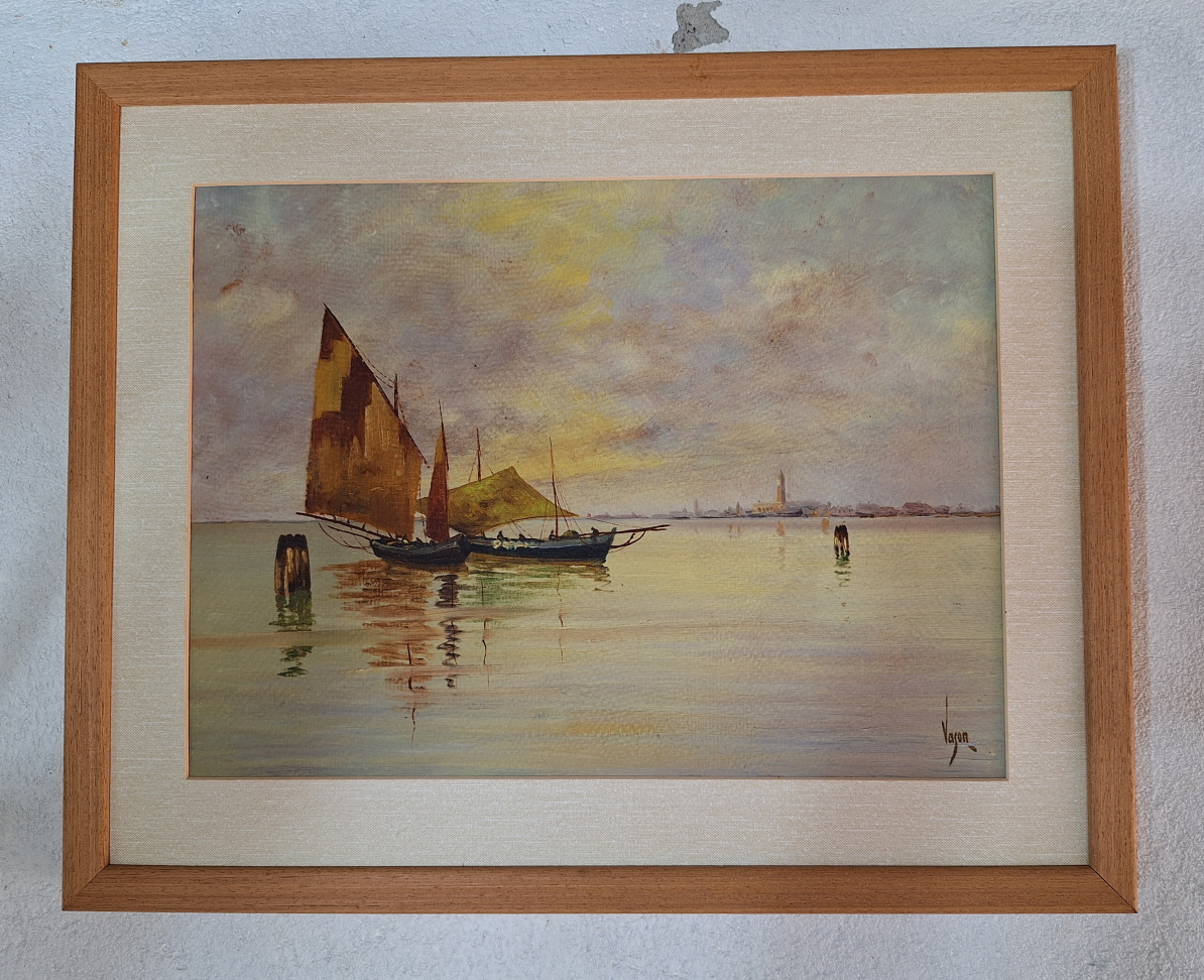 Quadro Barcos