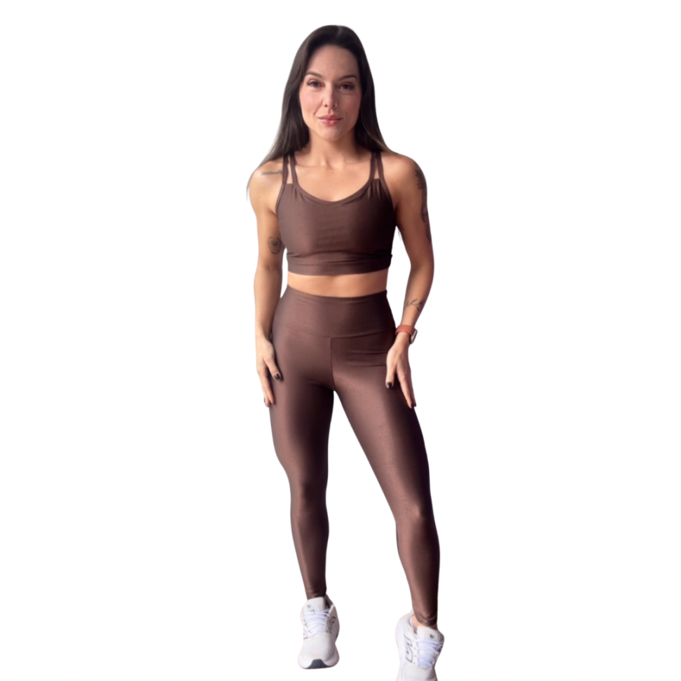 Conjunto canelado calça