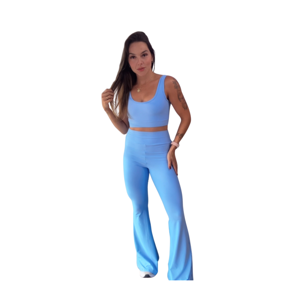 Conjunto calça flare