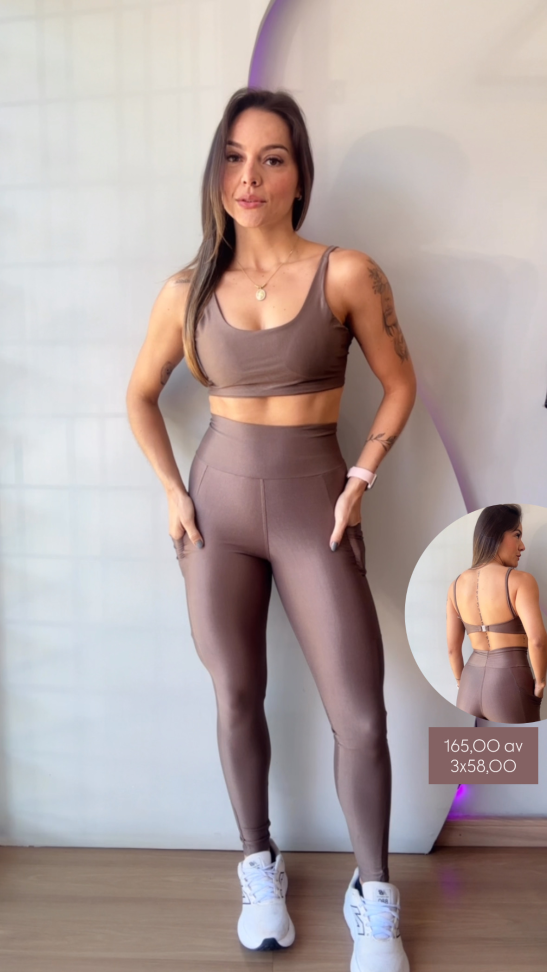 Conjunto Calça Microcanelado
