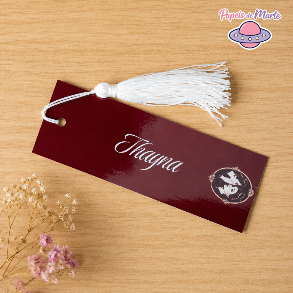 Kit com 6 Marca-Páginas Personalizados com Pingente - #2