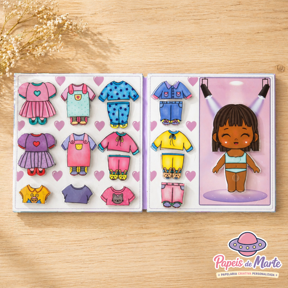 Closet Boneca de Papel | Brinquedo Interativo - #3