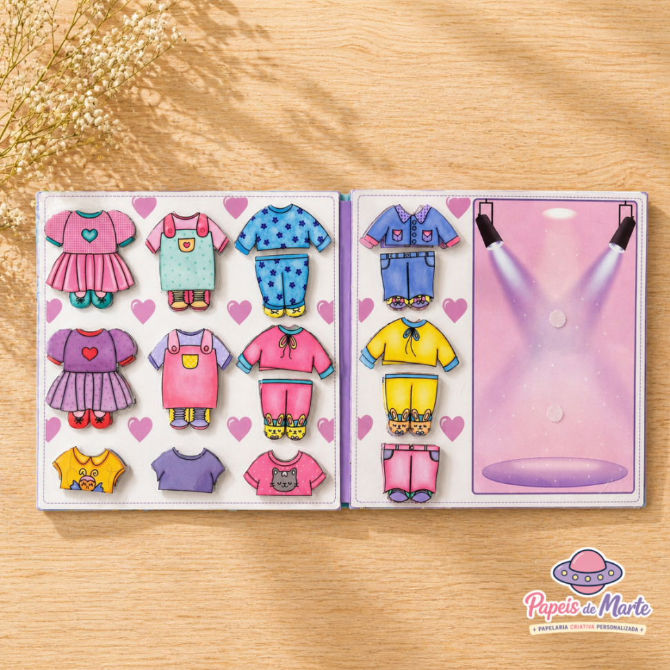 Closet Boneca de Papel | Brinquedo Interativo
