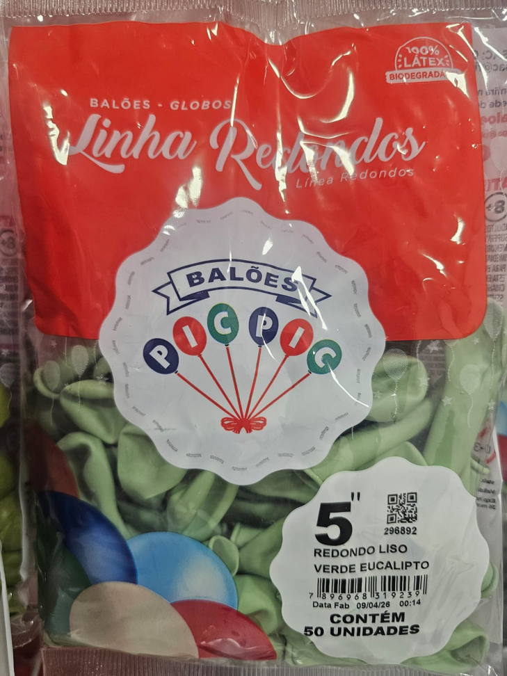 Balão Verde Eucalipto  5"
