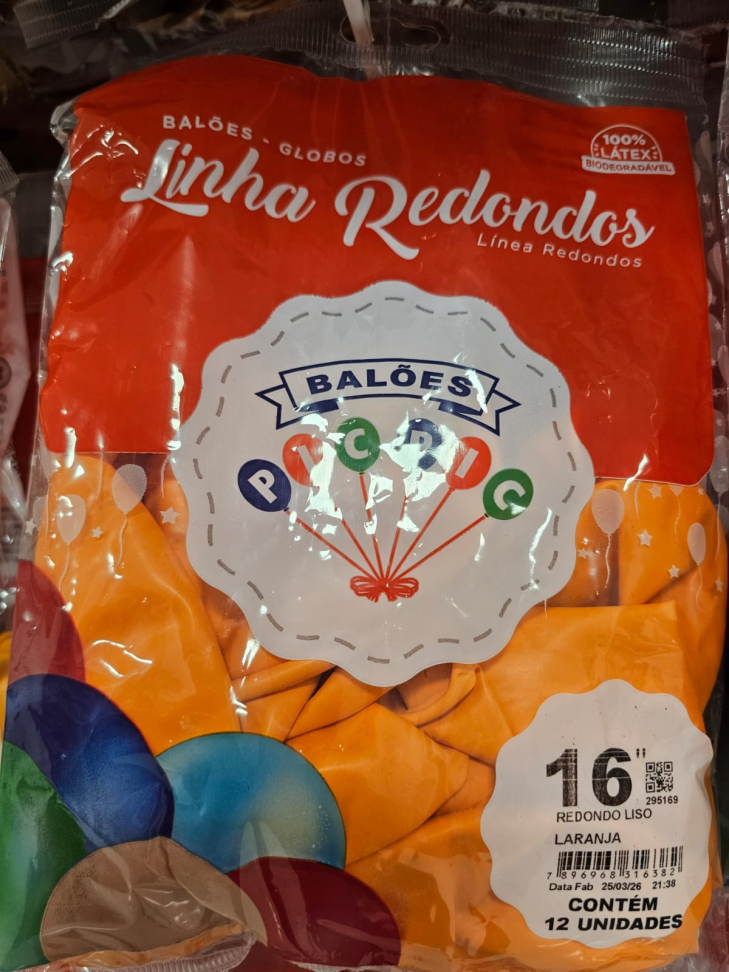 Balão 16" Laranja