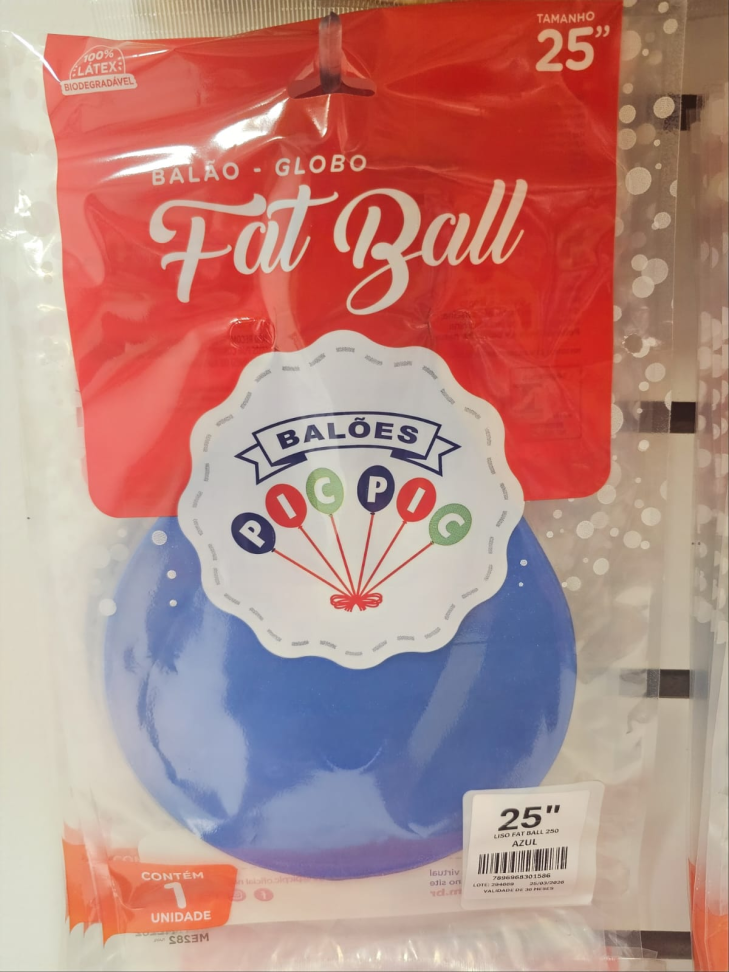 Balão Fat Ball Azul