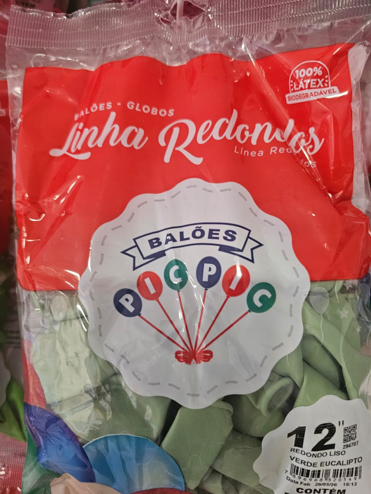Balão 12" Verde Eucalipto