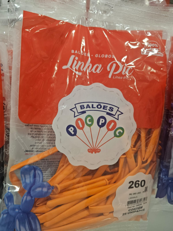 Balão 260 Laranja