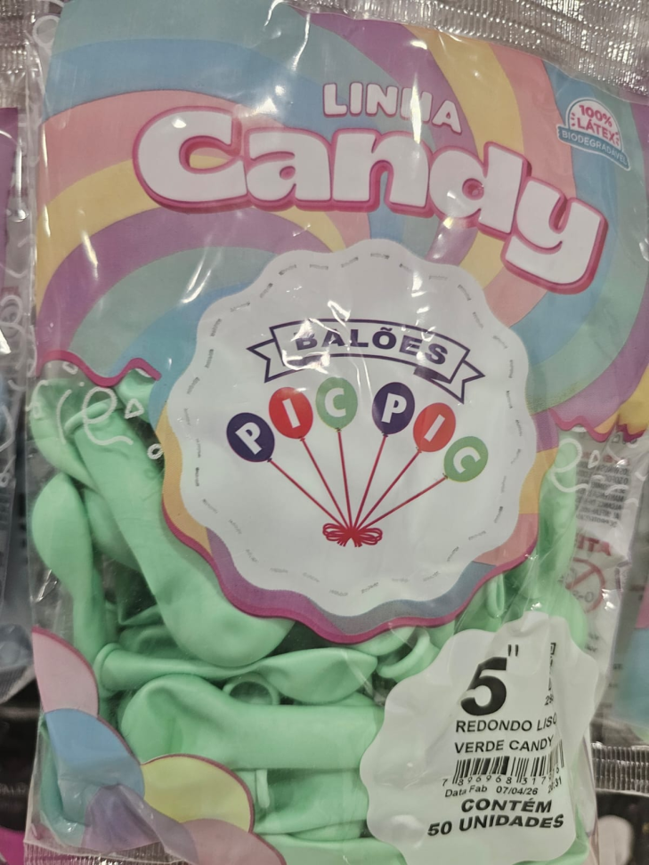 Balão Verde Candy 5"