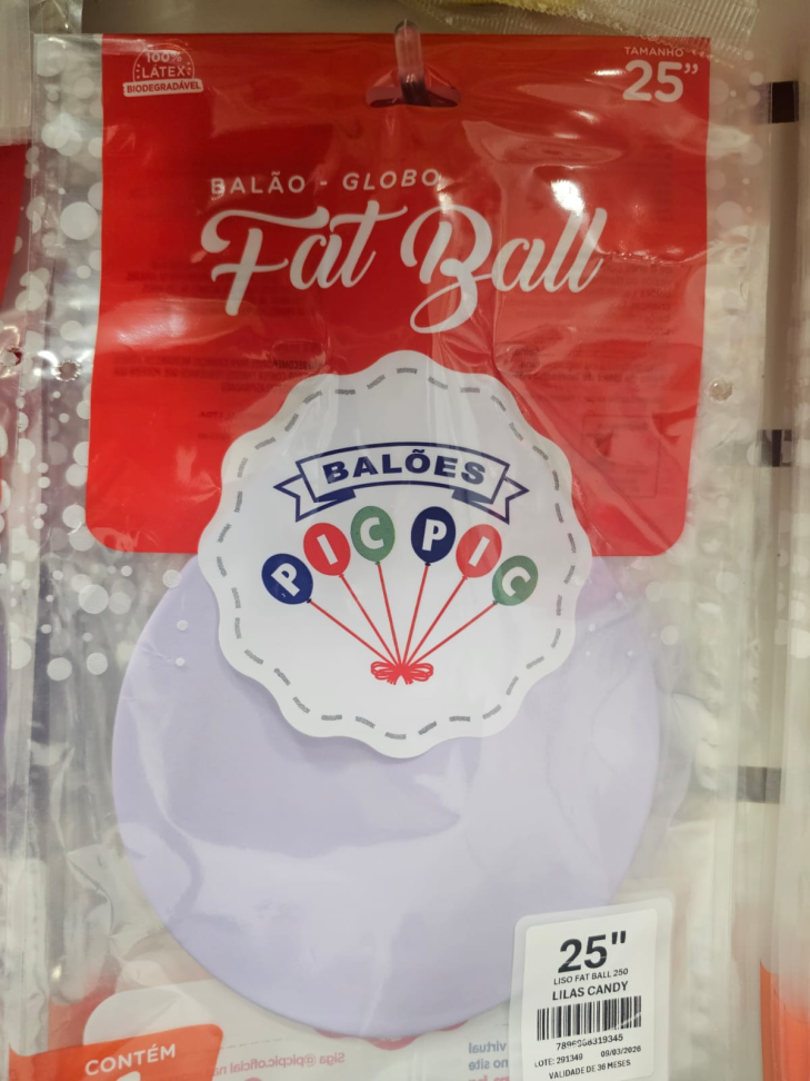 Balão Fat Ball Lilás Candy