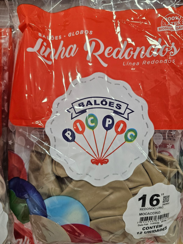Balão 16" Mocaccino