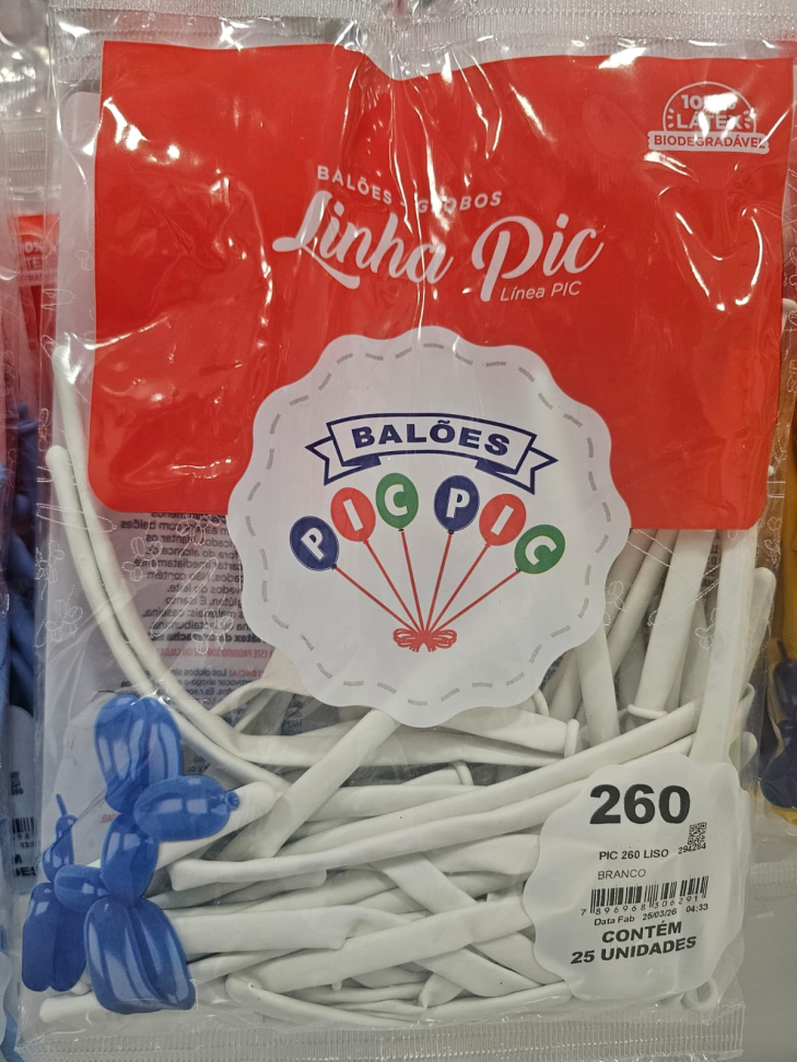 Balão 260 Branco