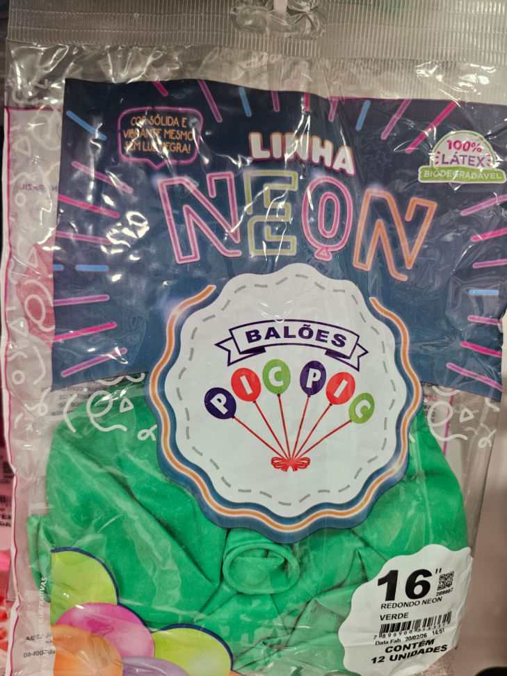 Balão Neon 16" Verde