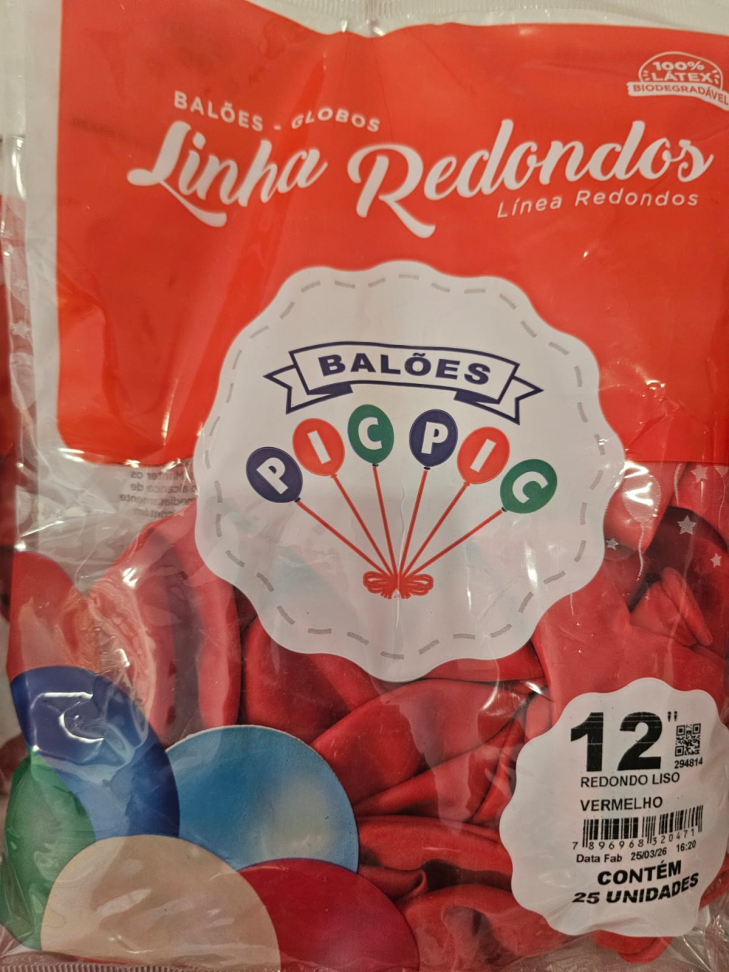 Balão 12" Vermelho