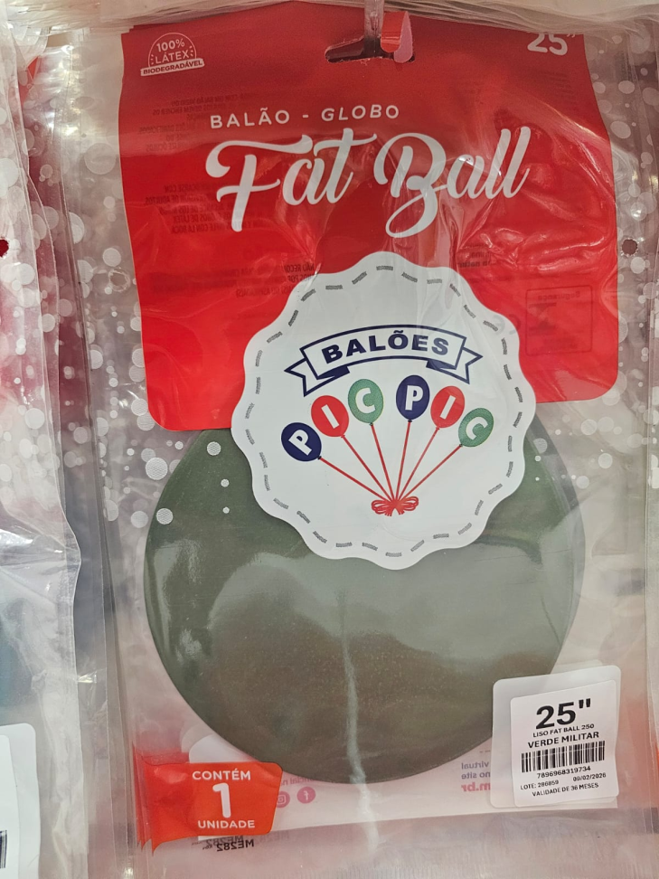 Balão Fat Ball Verde Militar