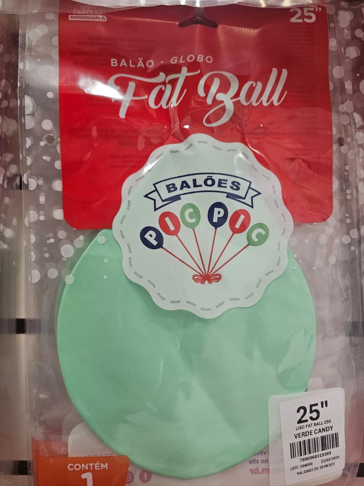 Balão Fat Ball Verde Candy