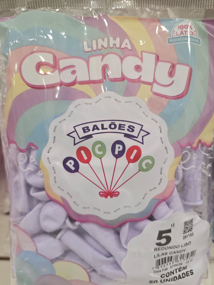 Balão Lilás Candy 5"