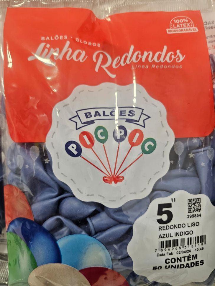 Balão Azul Indigo  5"