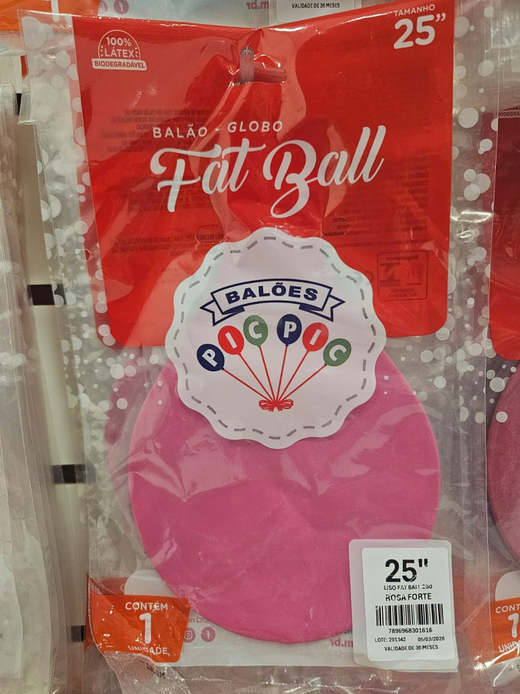 Balão Fat Ball Rosa Forte
