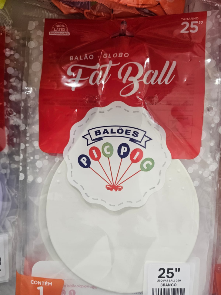 Balão Fat Ball Branco