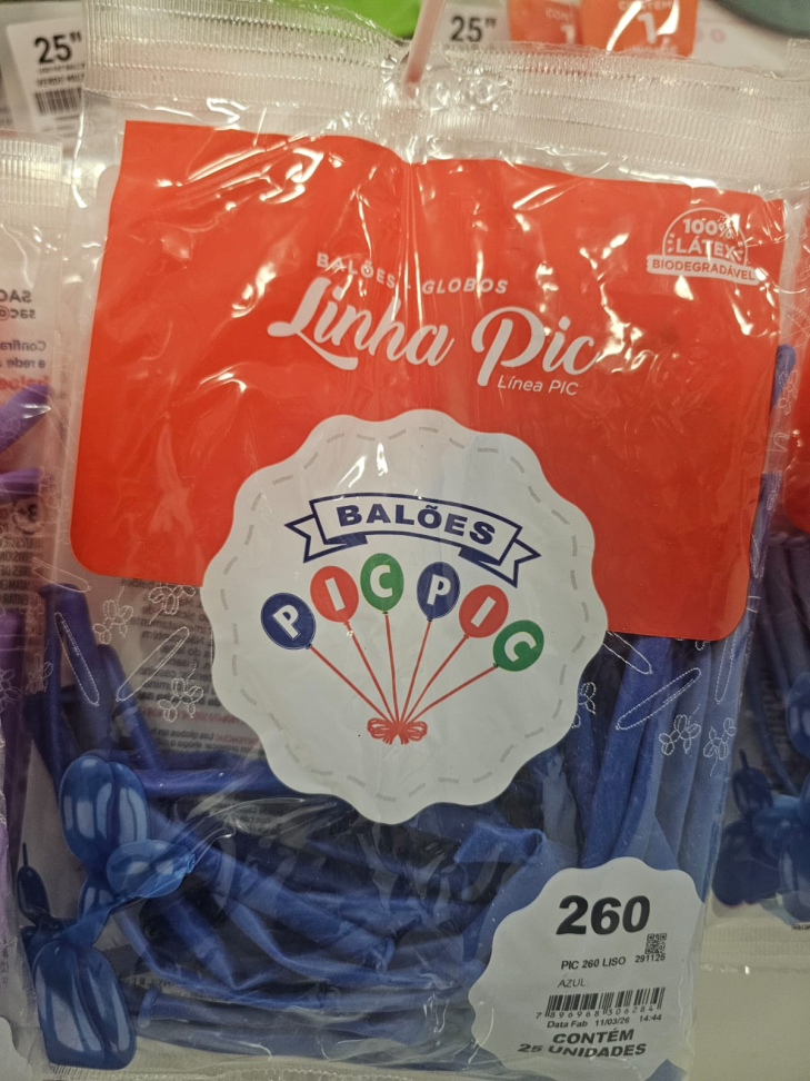 Balão 260 Azul