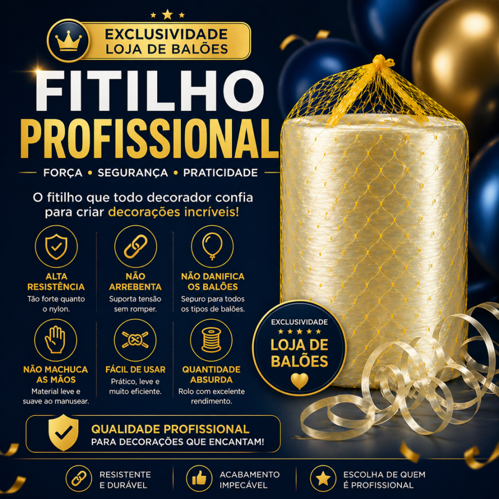 Fitilho para o decorador