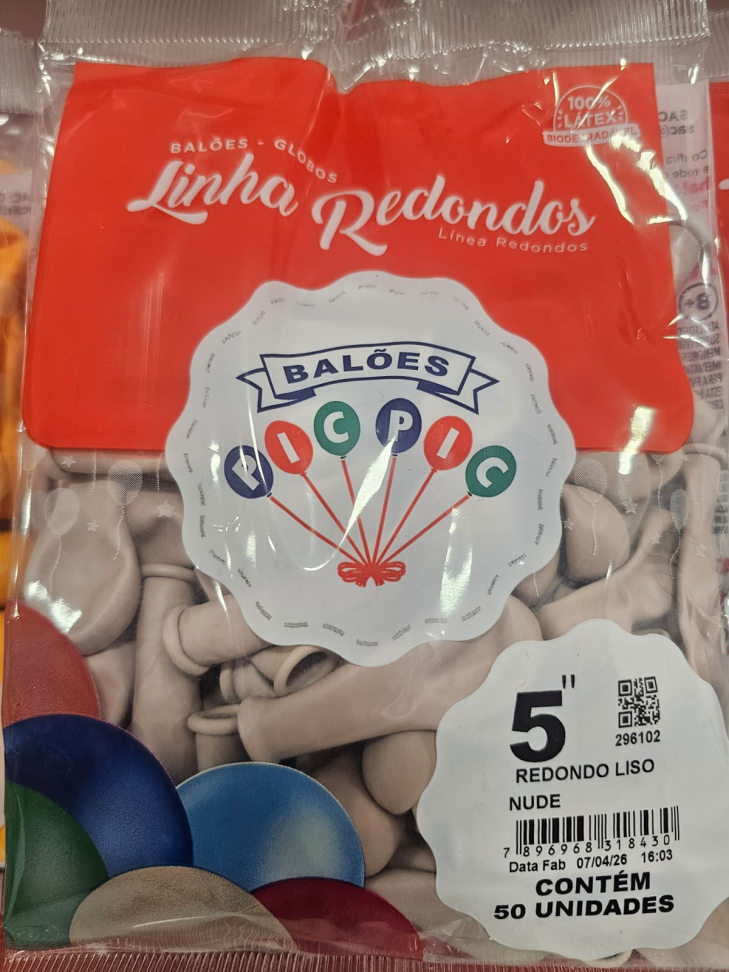 Balão Nude  5"