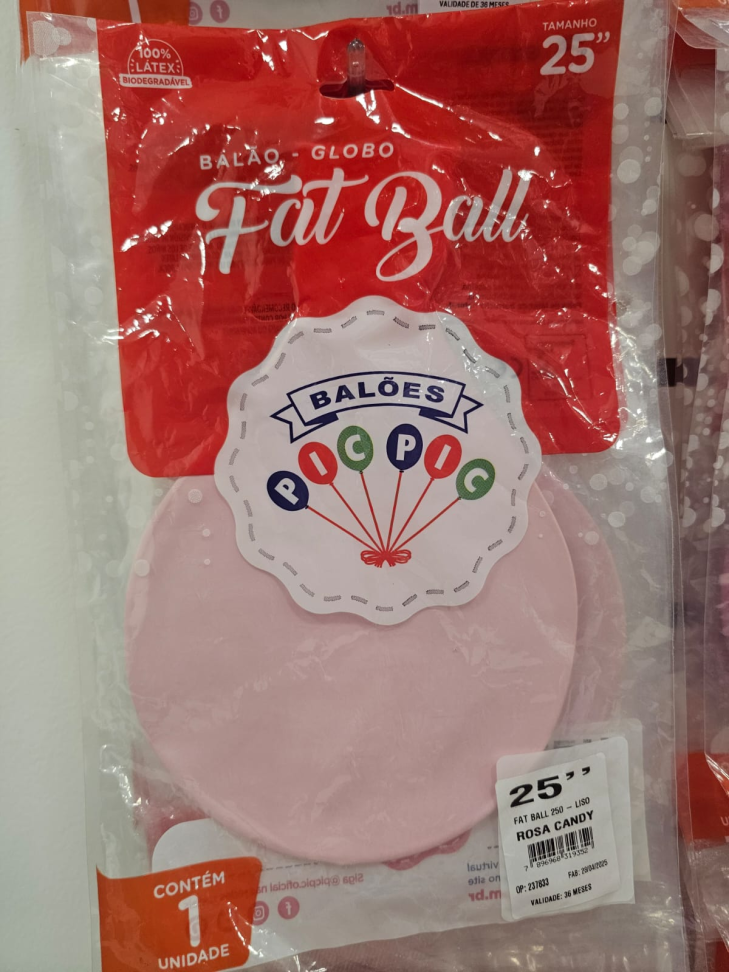 Balão Fat Ball Rosa Candy