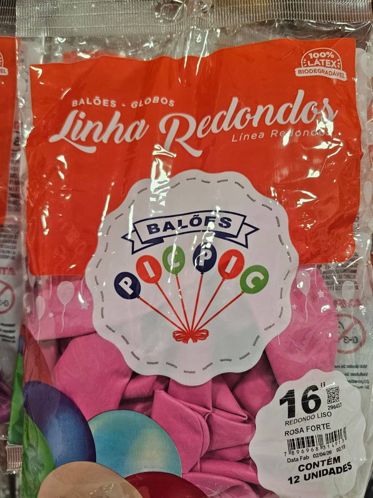 Balão 16" Rosa Forte