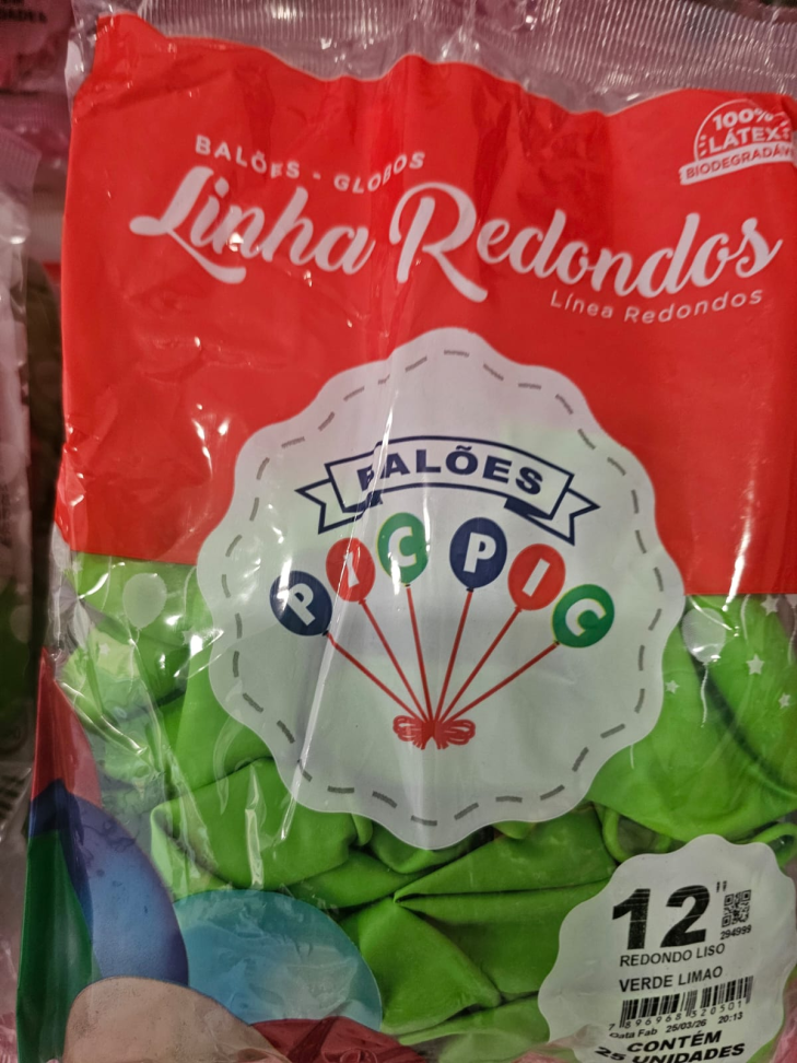 Balão 12" Verde Limão