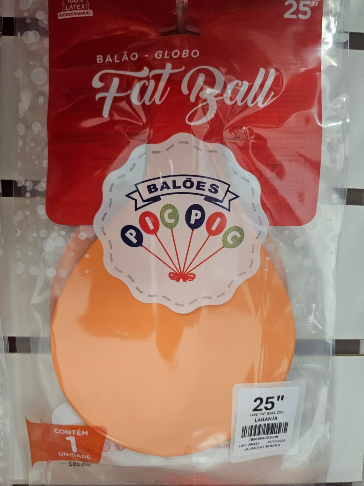 Balão Fat Ball Laranja