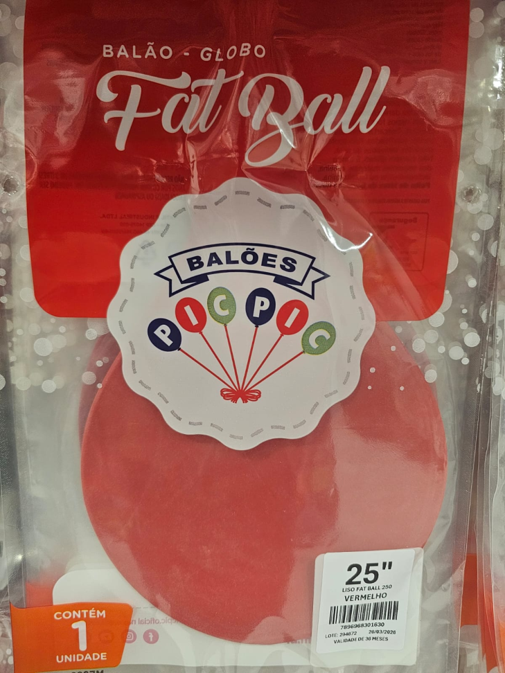 Balão Fat Ball Vermelho