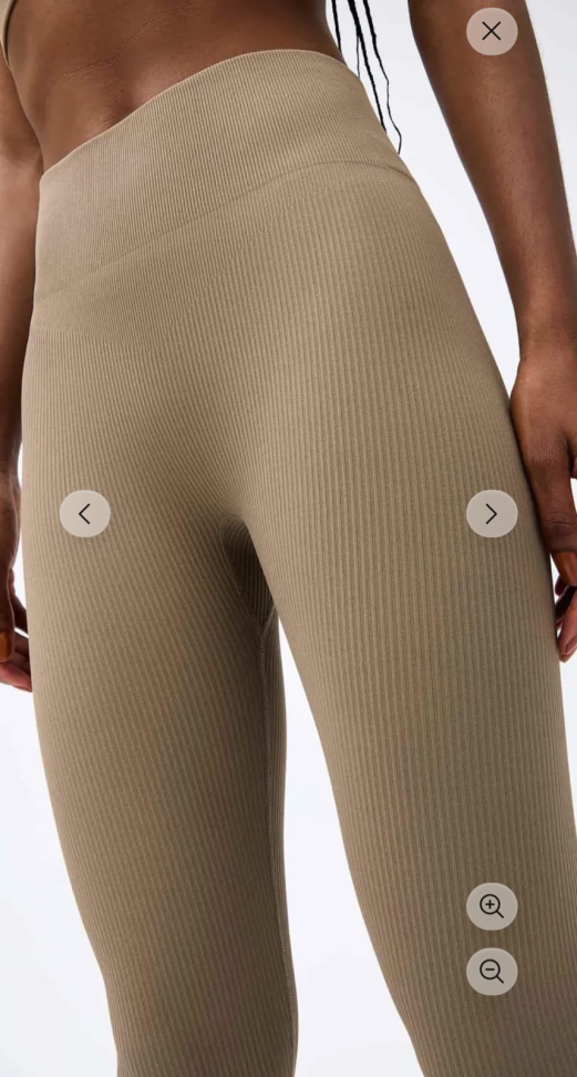 Legging Sem Costura Hering bege escuro - #3