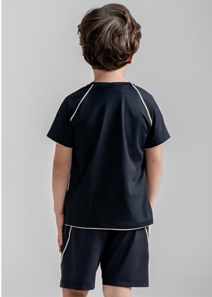 Camiseta Preto/Canela  Larulp