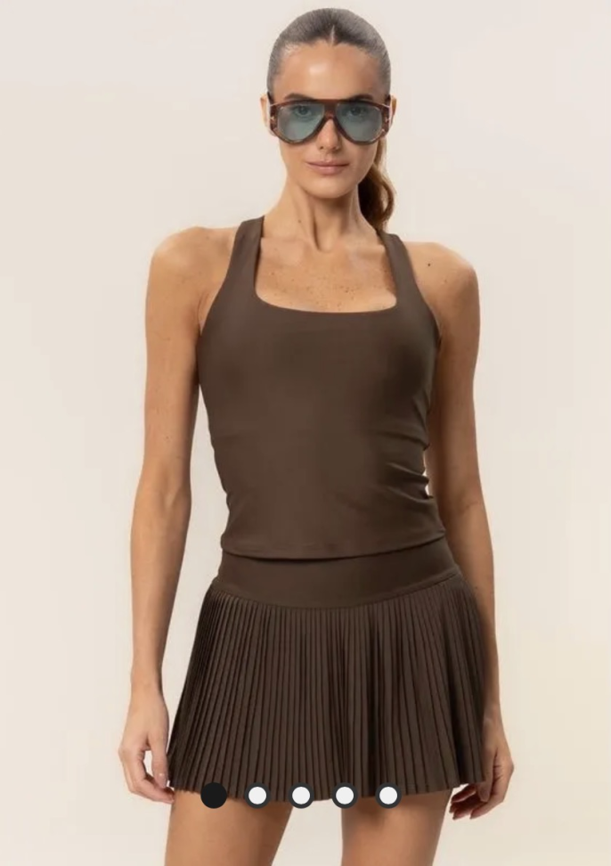 Short Saia Vivame Marrom