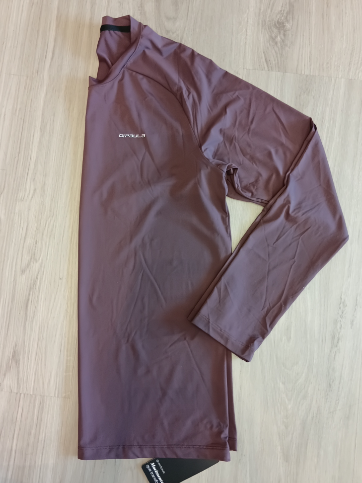 Camiseta UV50+ Di paula marrom cacau