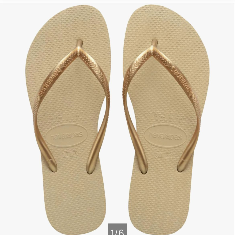 Havaianas Slim Areia/Dourado